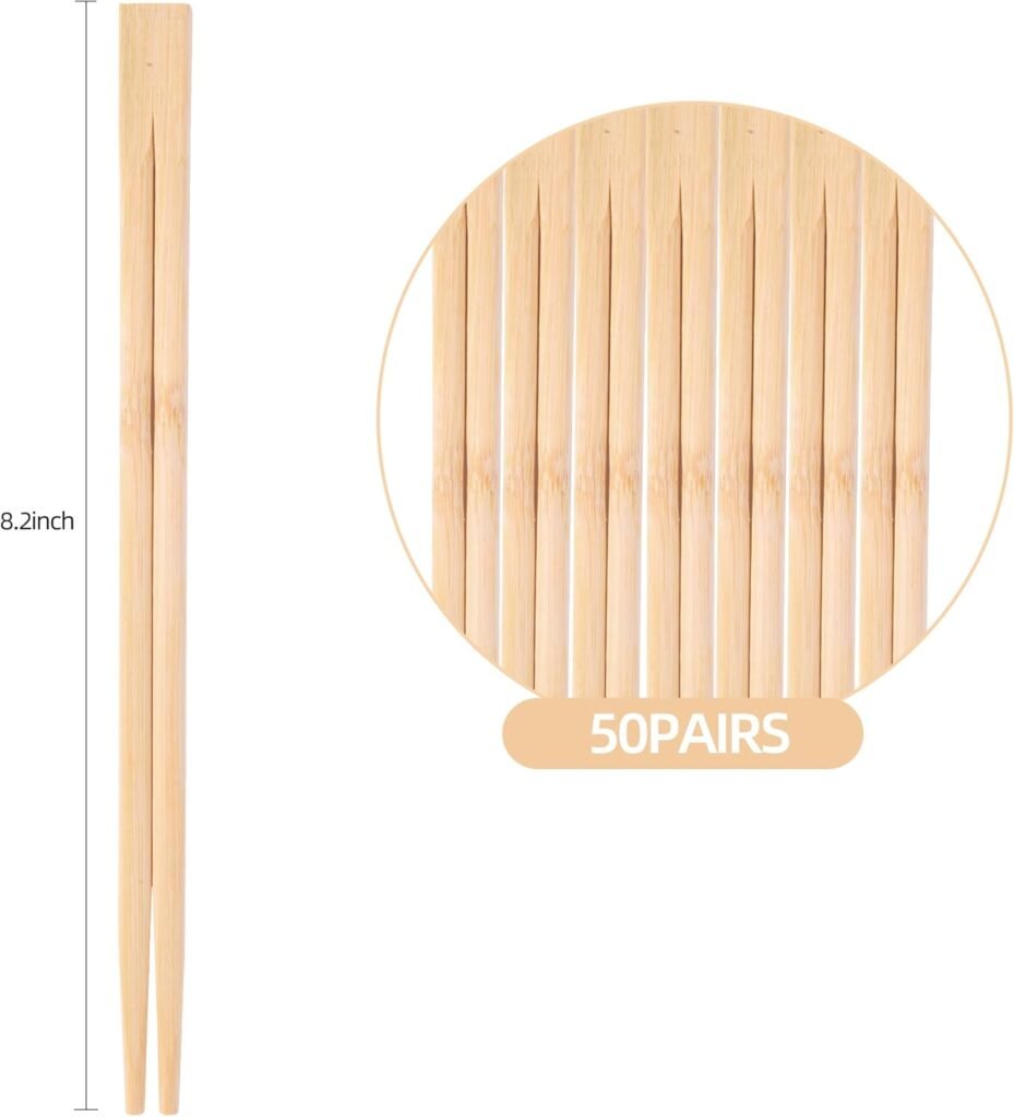 Bamboo Chopsticks with Knots 