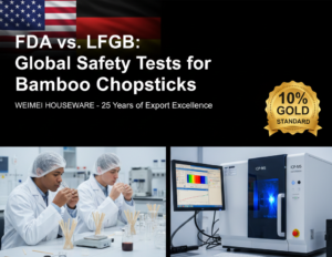 How Does FDA and LFGB Do the Test About the Bamboo Chopsticks
