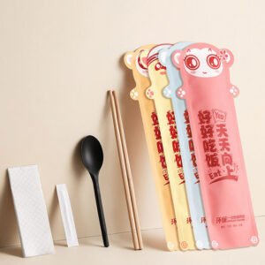 Chopstick Spoon napkin toothick